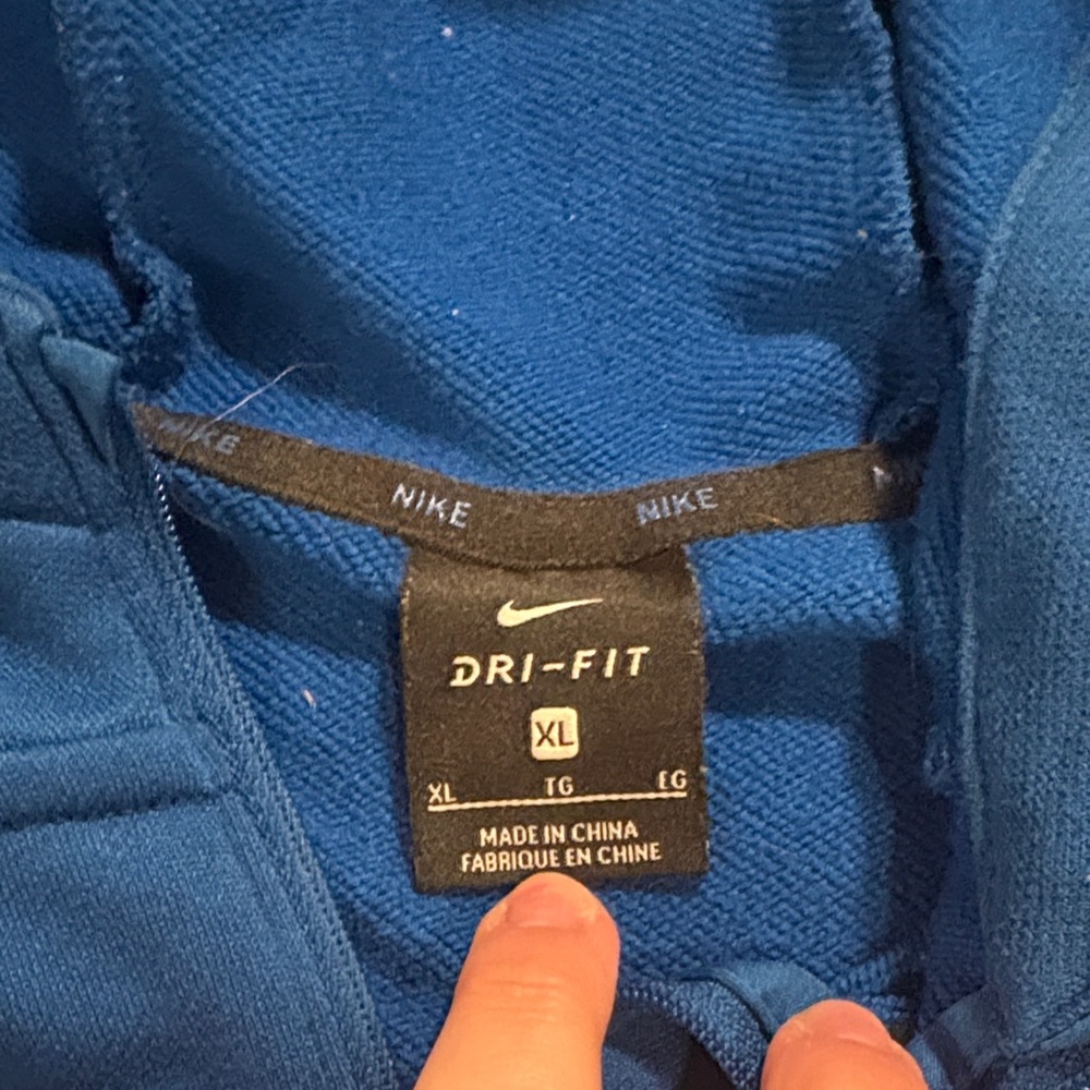 Nike Kids Royal Blue Pullover Hoodie - Picture 2 of 11
